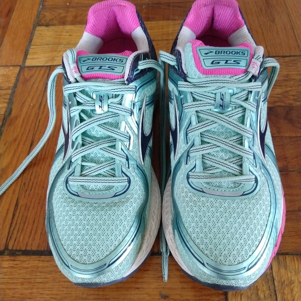 Brooks Adrenaline GTS 16 edition running shoes.